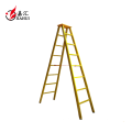 hot sale Fiberglass insulation double ladder with platform